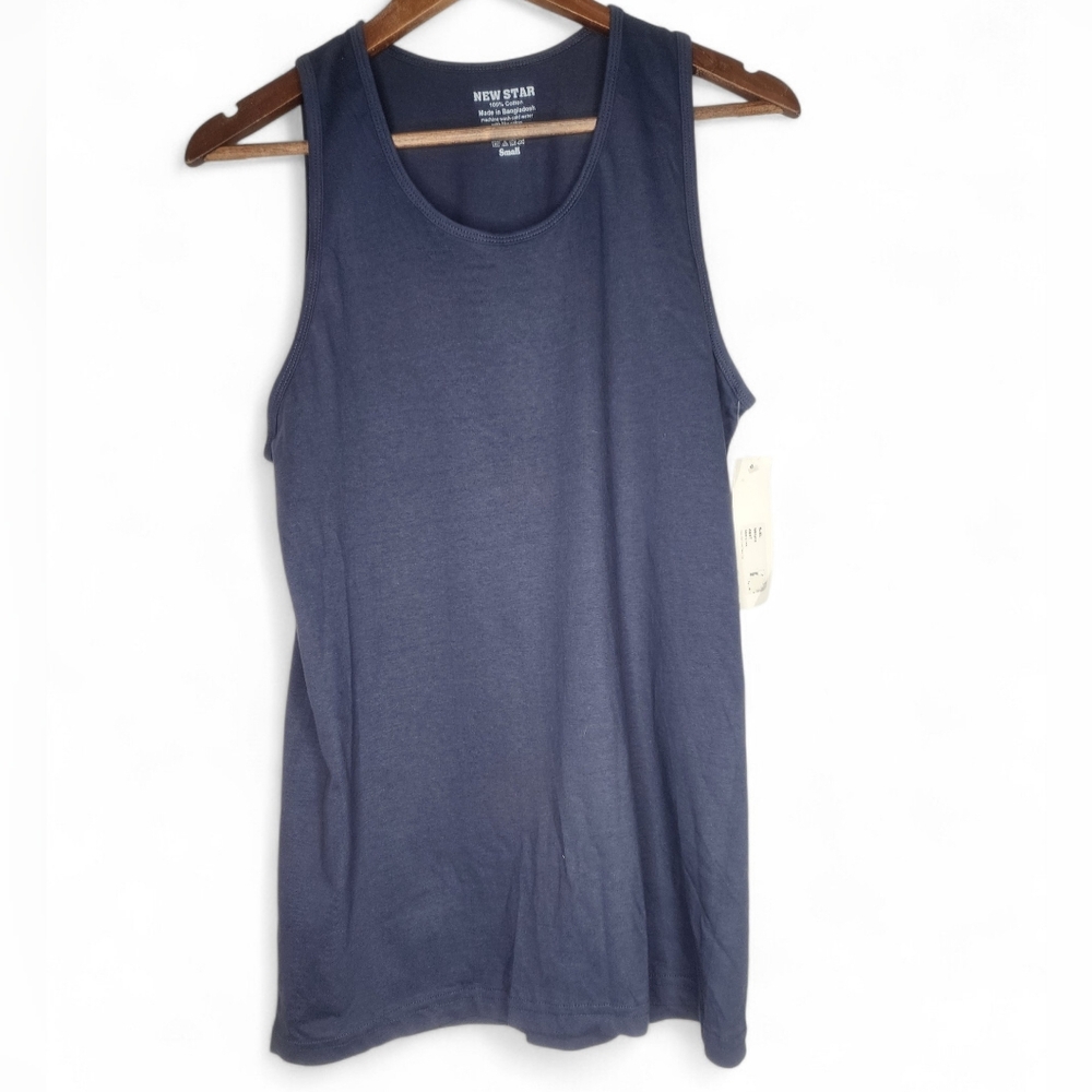 New Star Navy Tank Top New With Tags